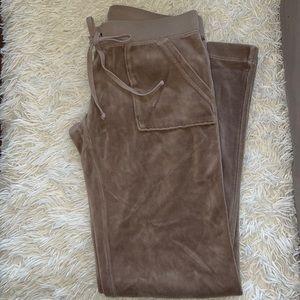 Velour trackpants
